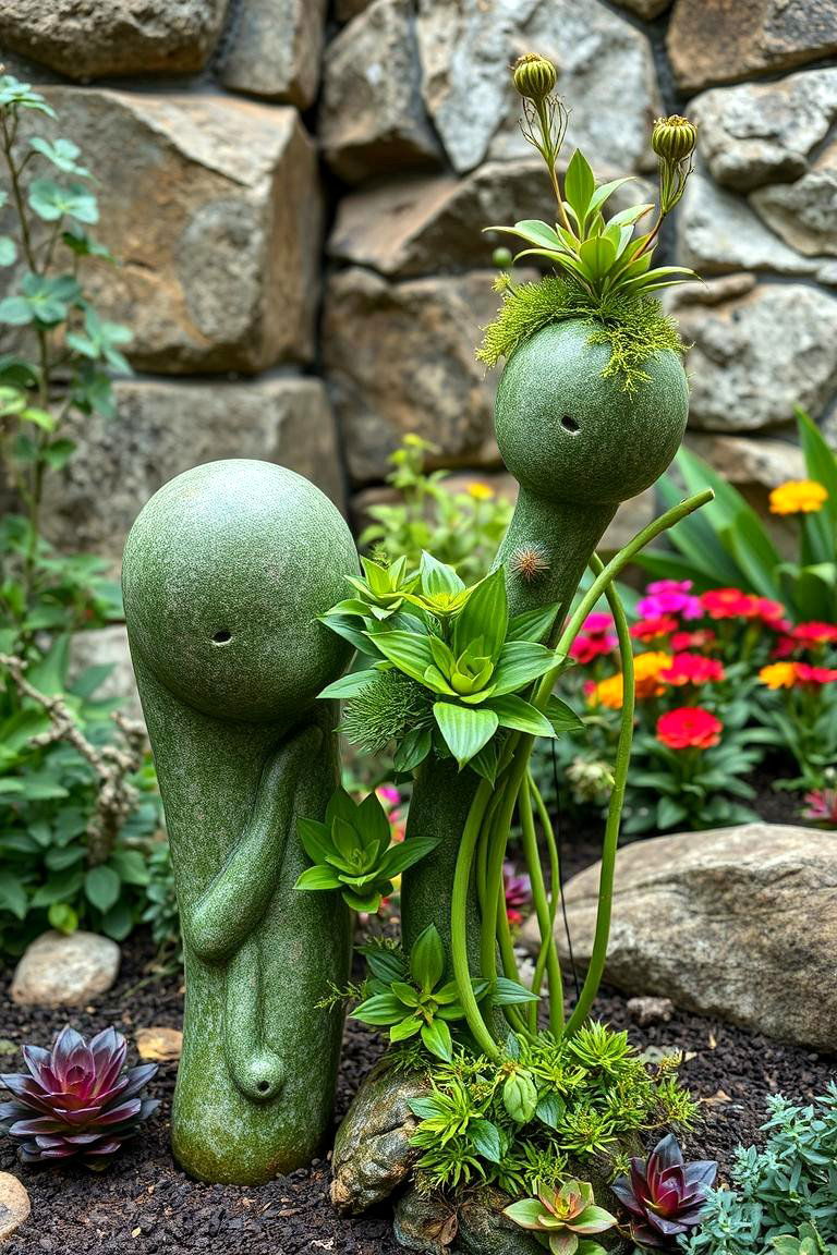 Living Green Sculptures - 24 Garden Art Ideas