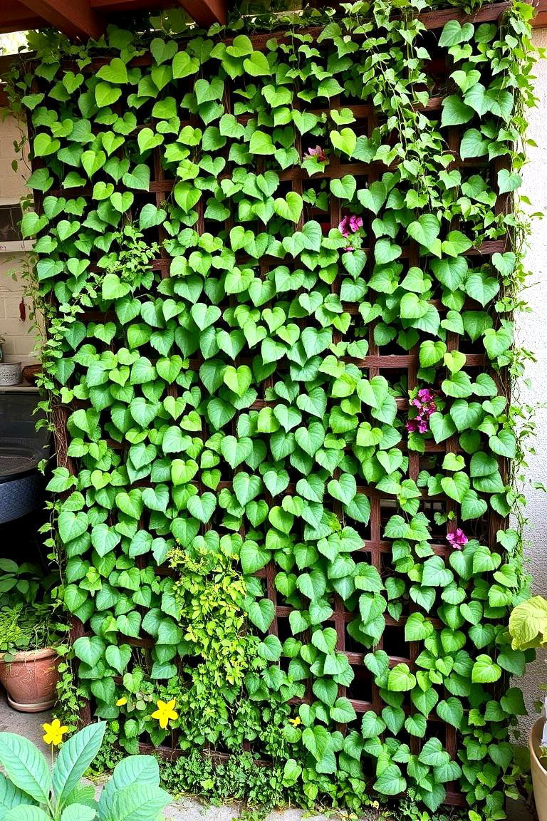 Living Green Wall - 24 Outdoor Privacy Screen Ideas