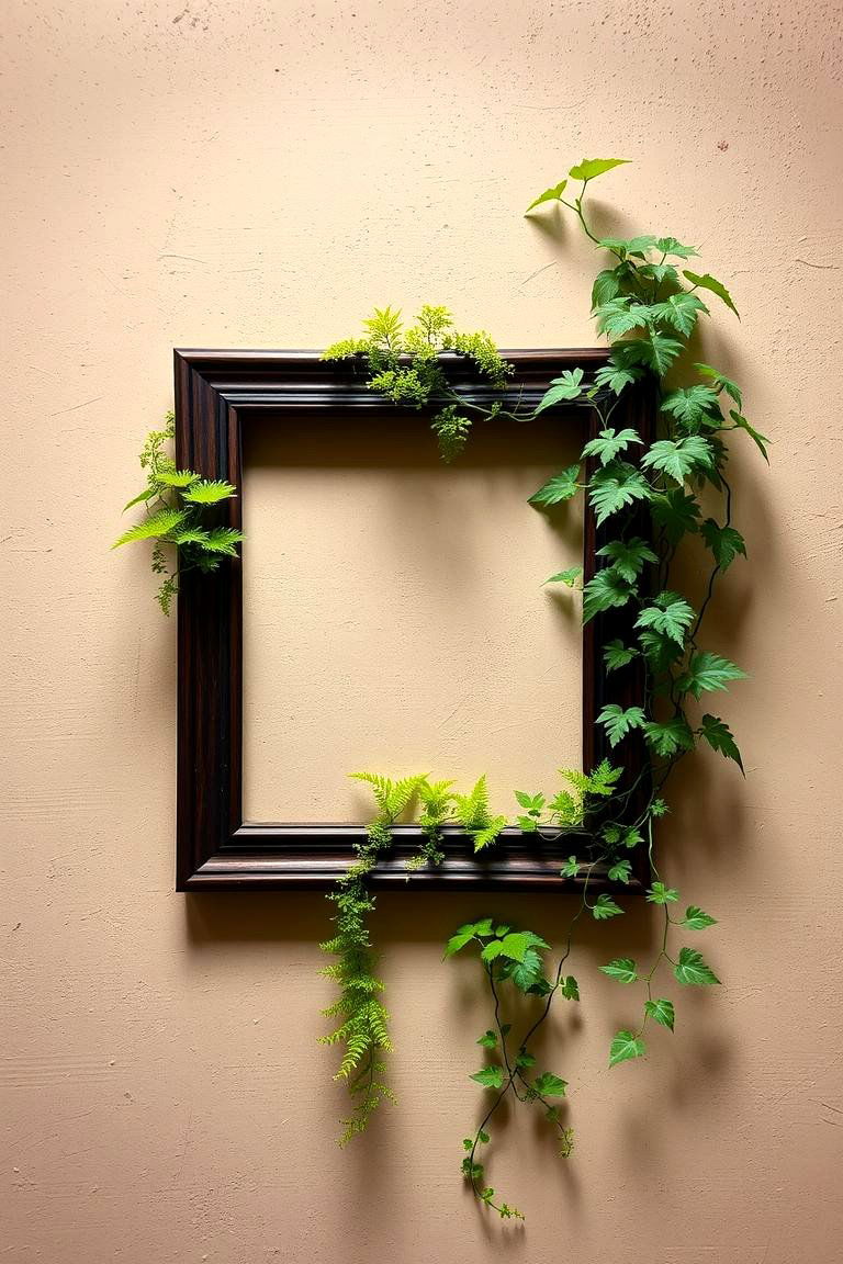Living Picture Frame - 24 Indoor Plant Wall Ideas