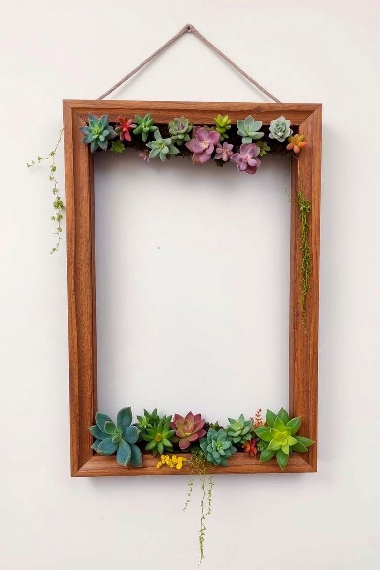 Living Picture Frame - 24 Indoor Garden Ideas