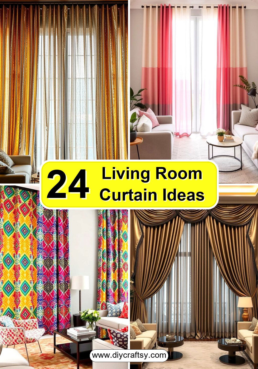 Living Room Curtain Ideas