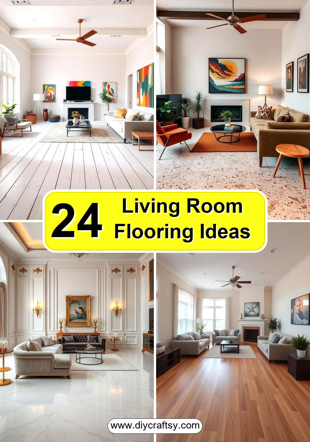 Living Room Flooring Ideas