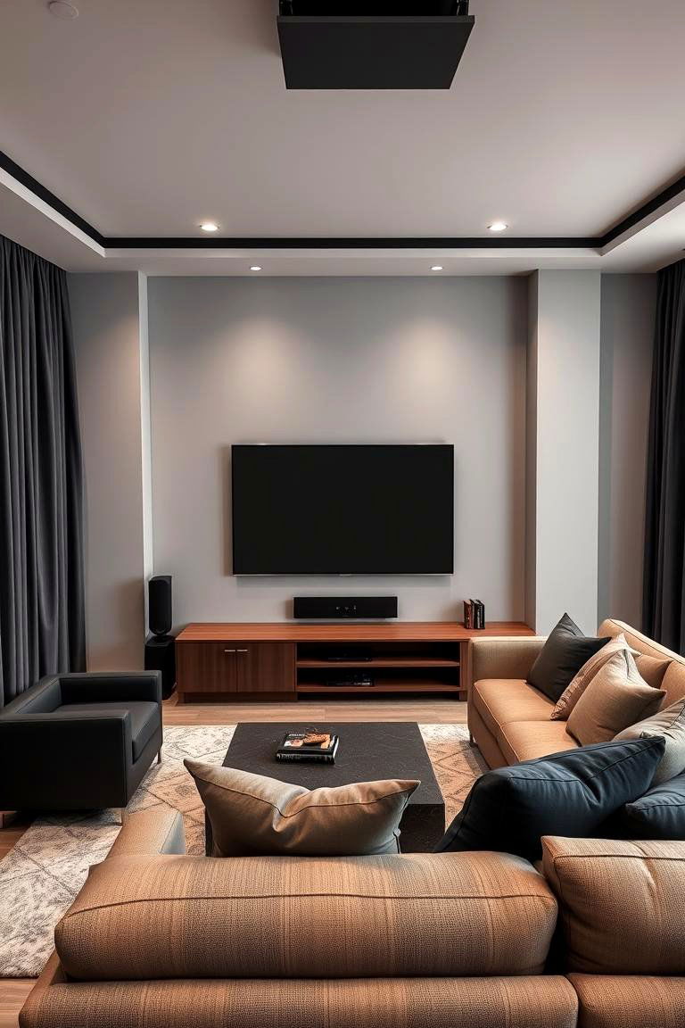 Living Room Integration - 24 Home Theater Ideas