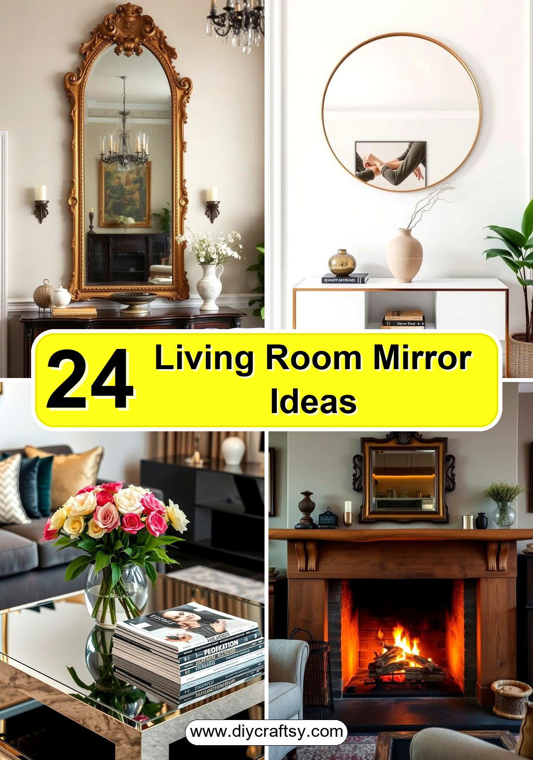 Living Room Mirror Ideas