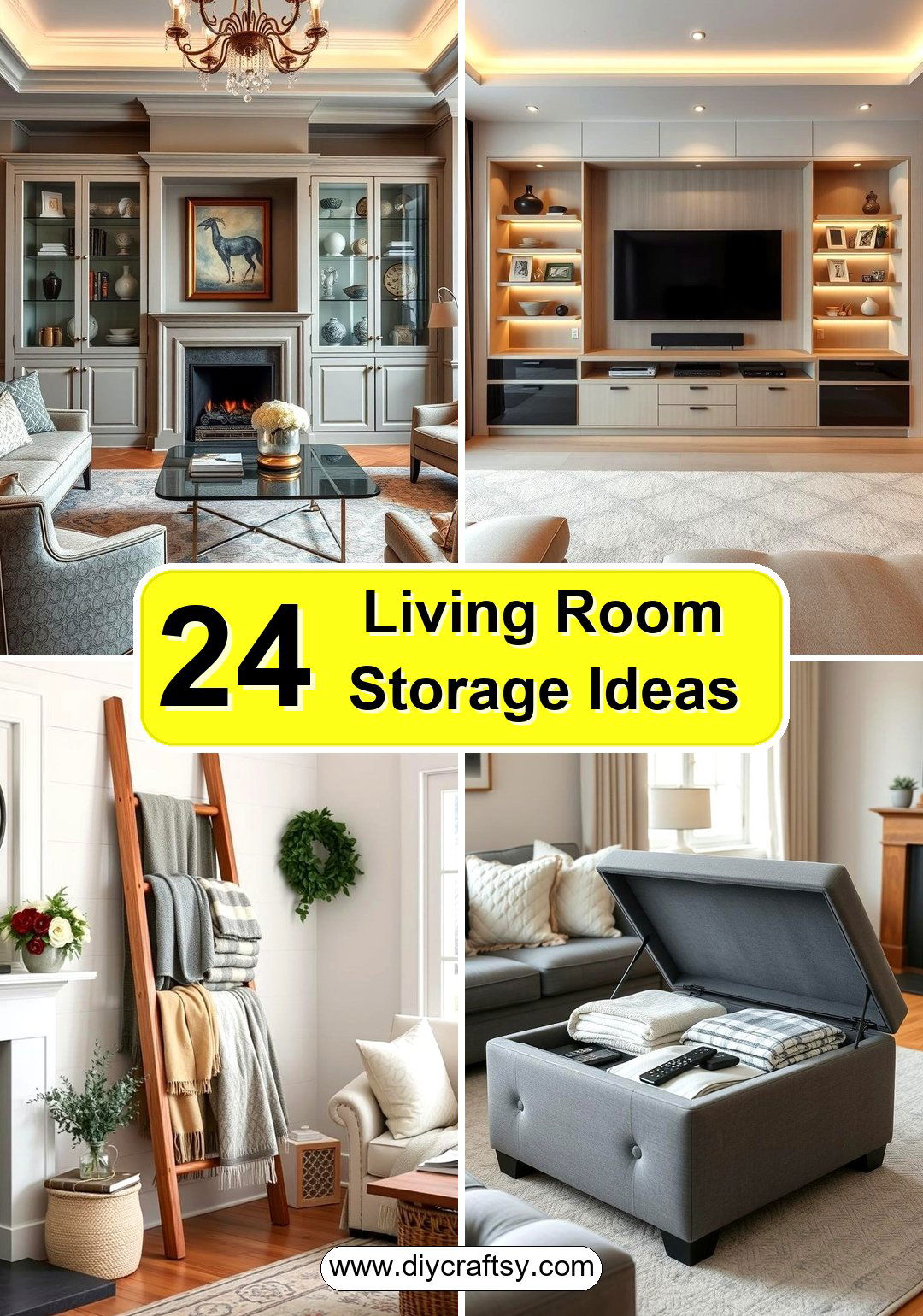 Living Room Storage Ideas