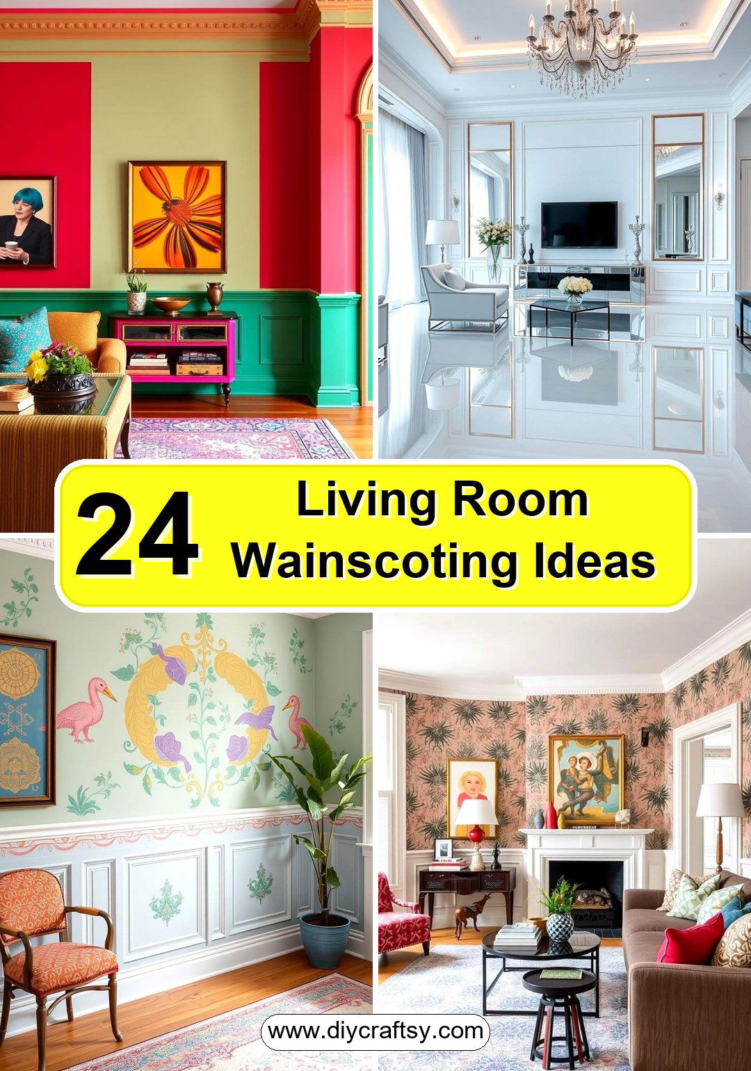 Living Room Wainscoting Ideas