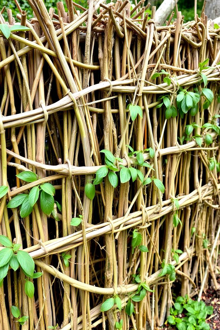Living Willow Fence - 24 Backyard Fence Ideas