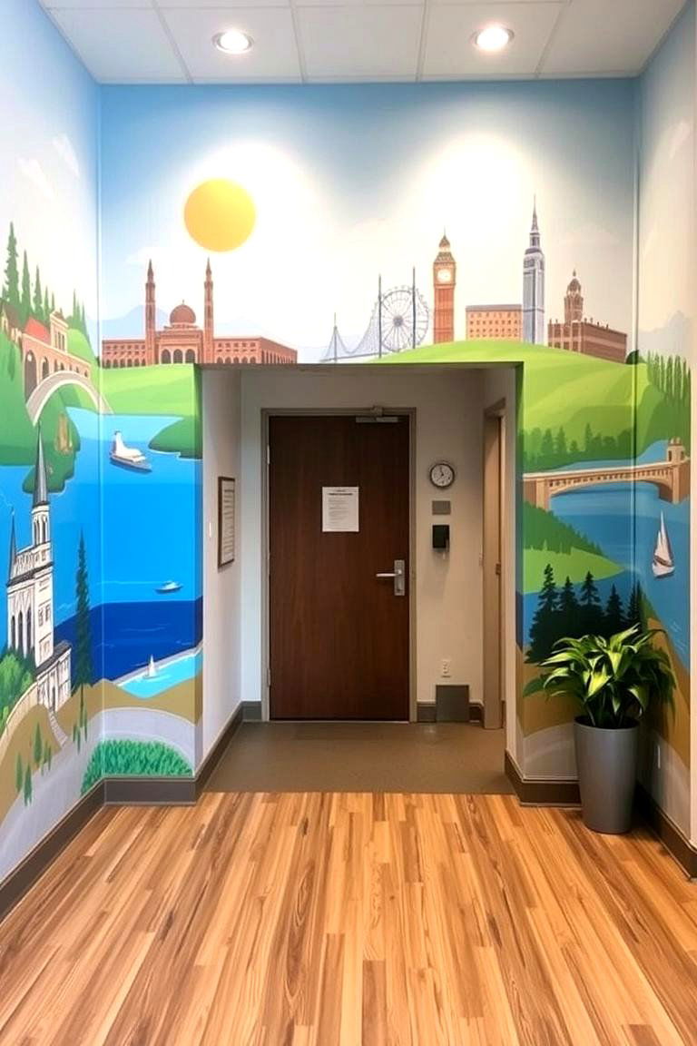 Local Landmarks or Scenery - 24 Office Wall Murals