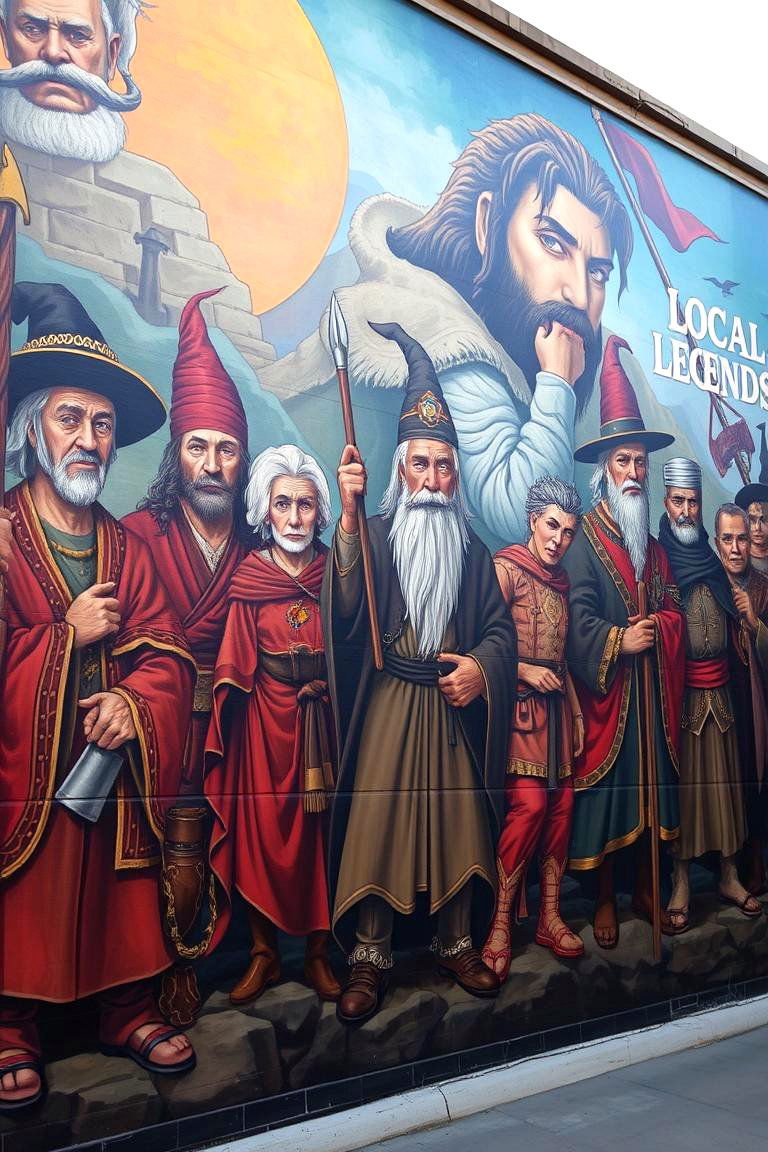Local Legends Mural - 24 Texas Murals