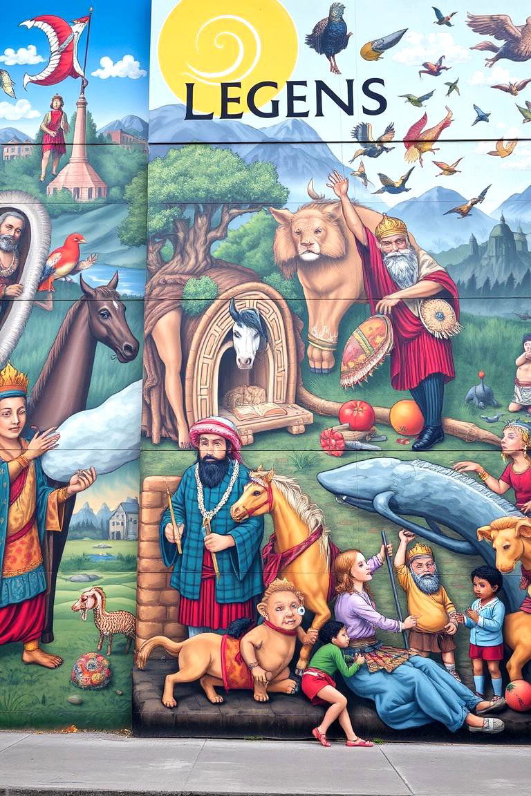Local Legends Murals - 24 Library Murals