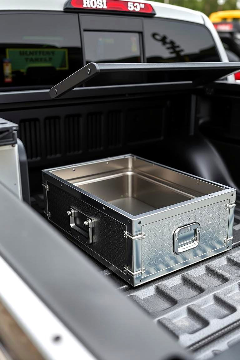 Lockable Tool Chest - 24 Truck Bed Storage Ideas
