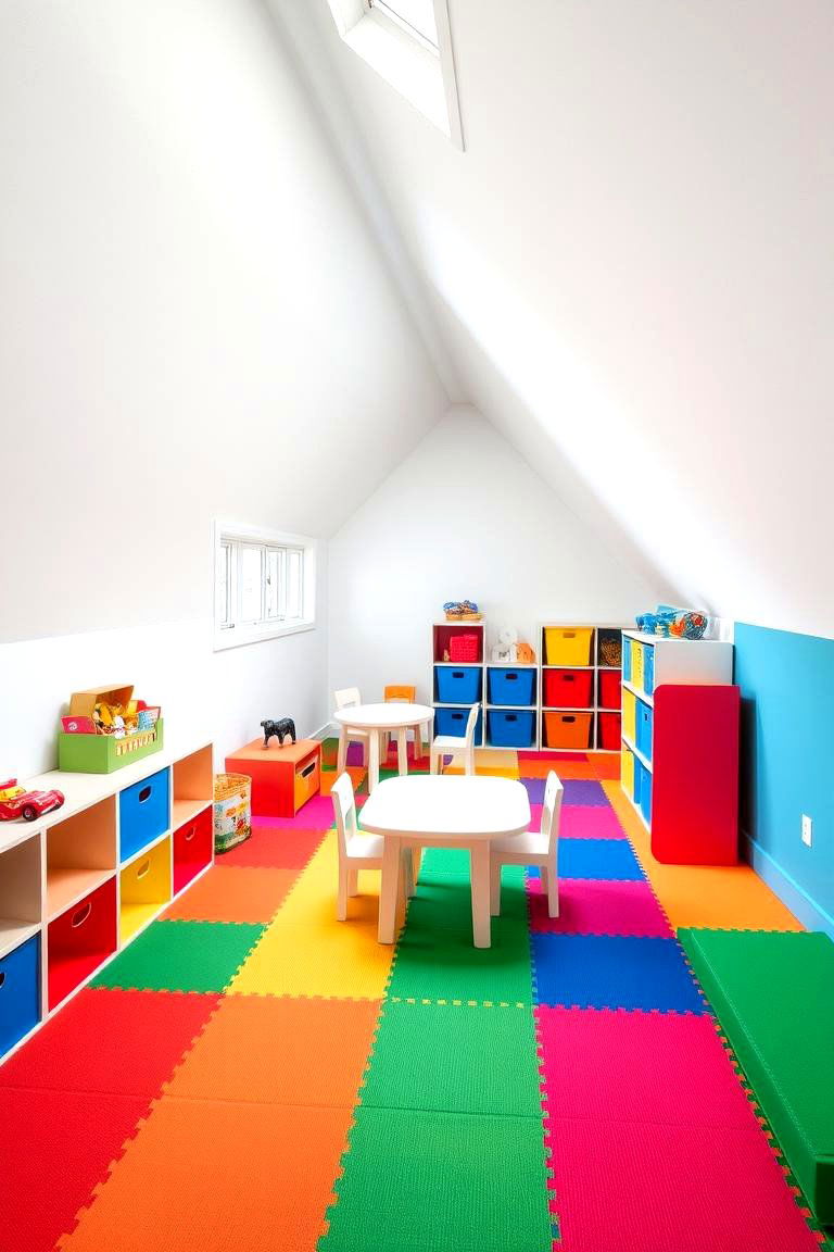 Loft as a Playful Kids Zone - 24 Loft Ideas
