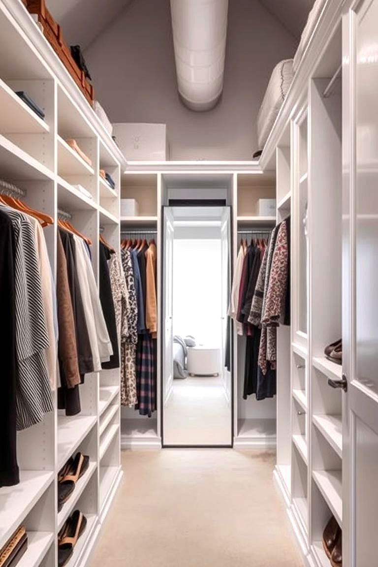 Loft as a Stylish Walk In Closet - 24 Loft Ideas