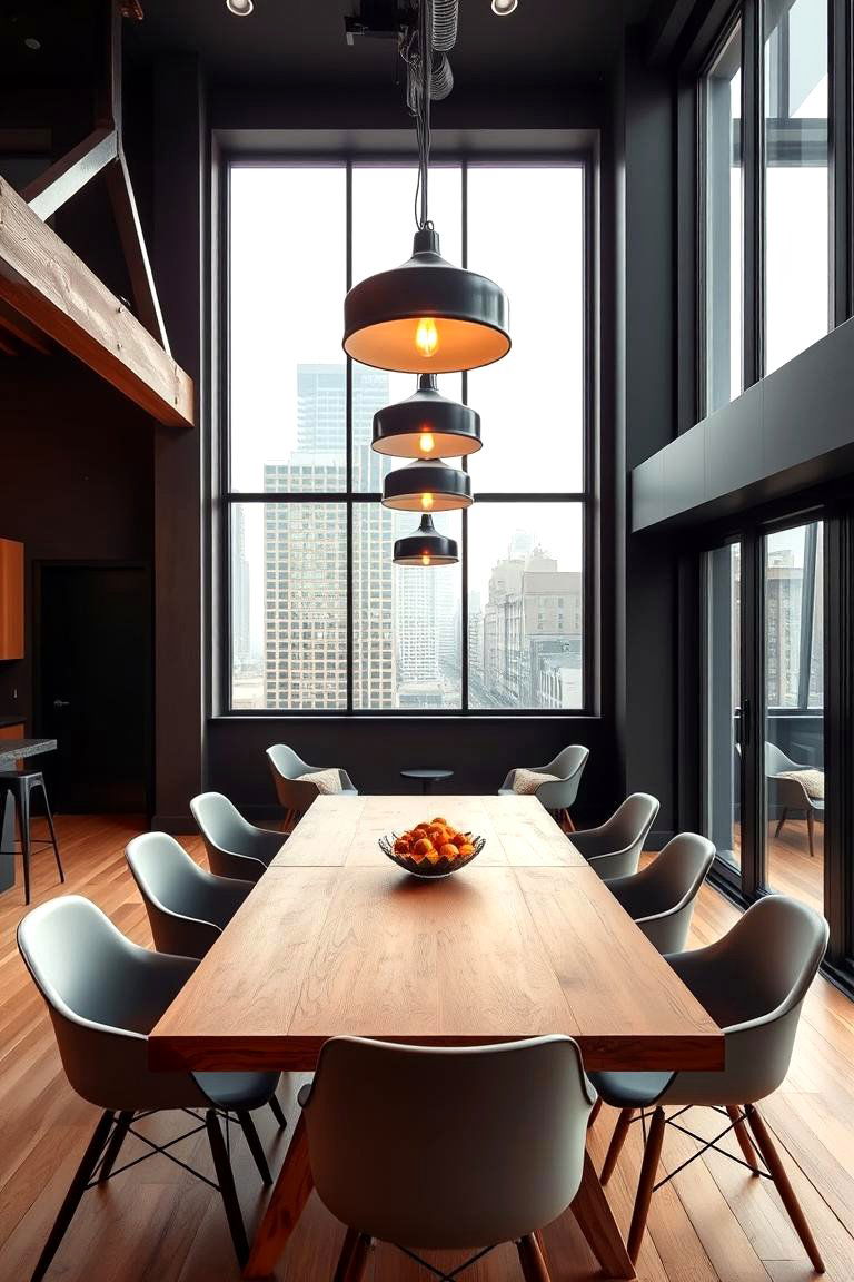 Loft as a Unique Dining Area - 24 Loft Ideas