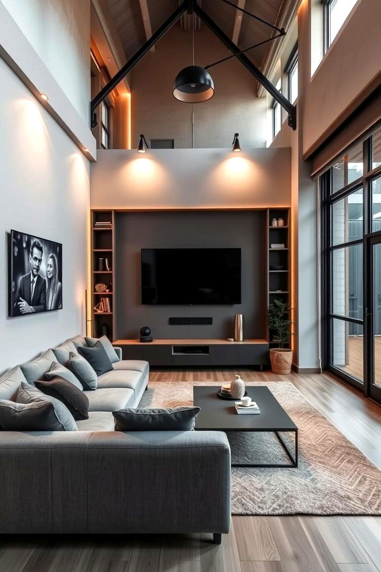 Loft as an Entertainment Hub - 24 Loft Ideas
