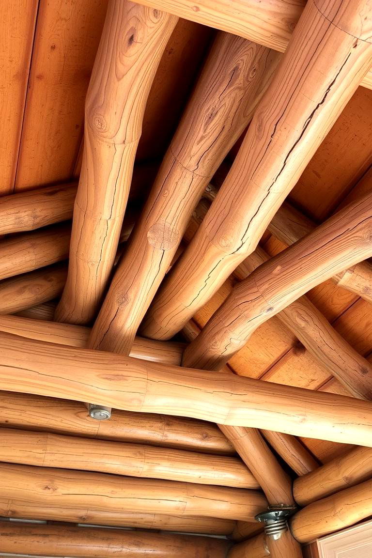 Log Cabin Ceiling - 24 Rustic Ceiling Ideas