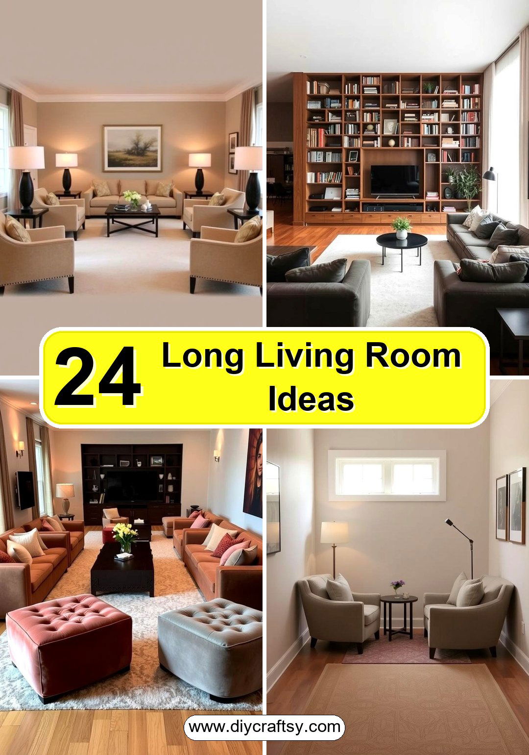 Long Living Room Ideas