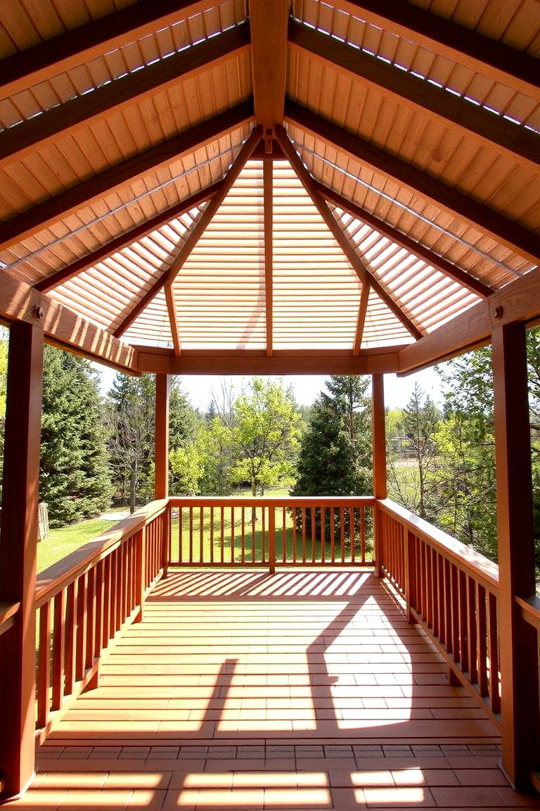 Louvered Roof Gazebo - 24 Gazebo on Deck Ideas