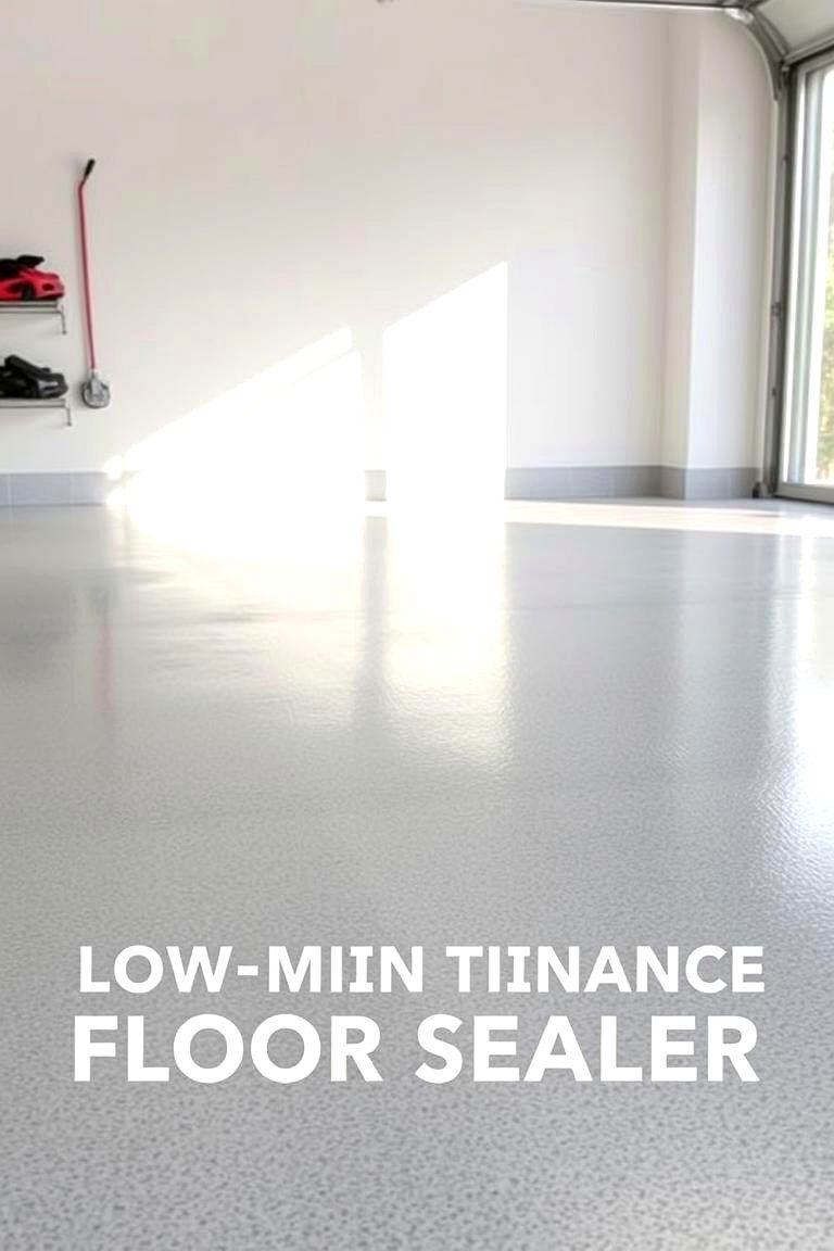Low Maintenance Floor Sealers for Lasting Shine - 24 Garage Flooring Ideas