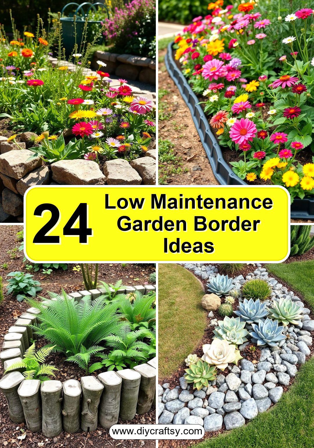 Low Maintenance Garden Border Ideas