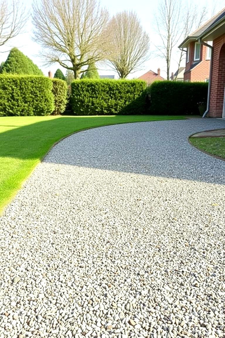 Low Maintenance Gravel Driveway - 24 Gravel Driveway Ideas