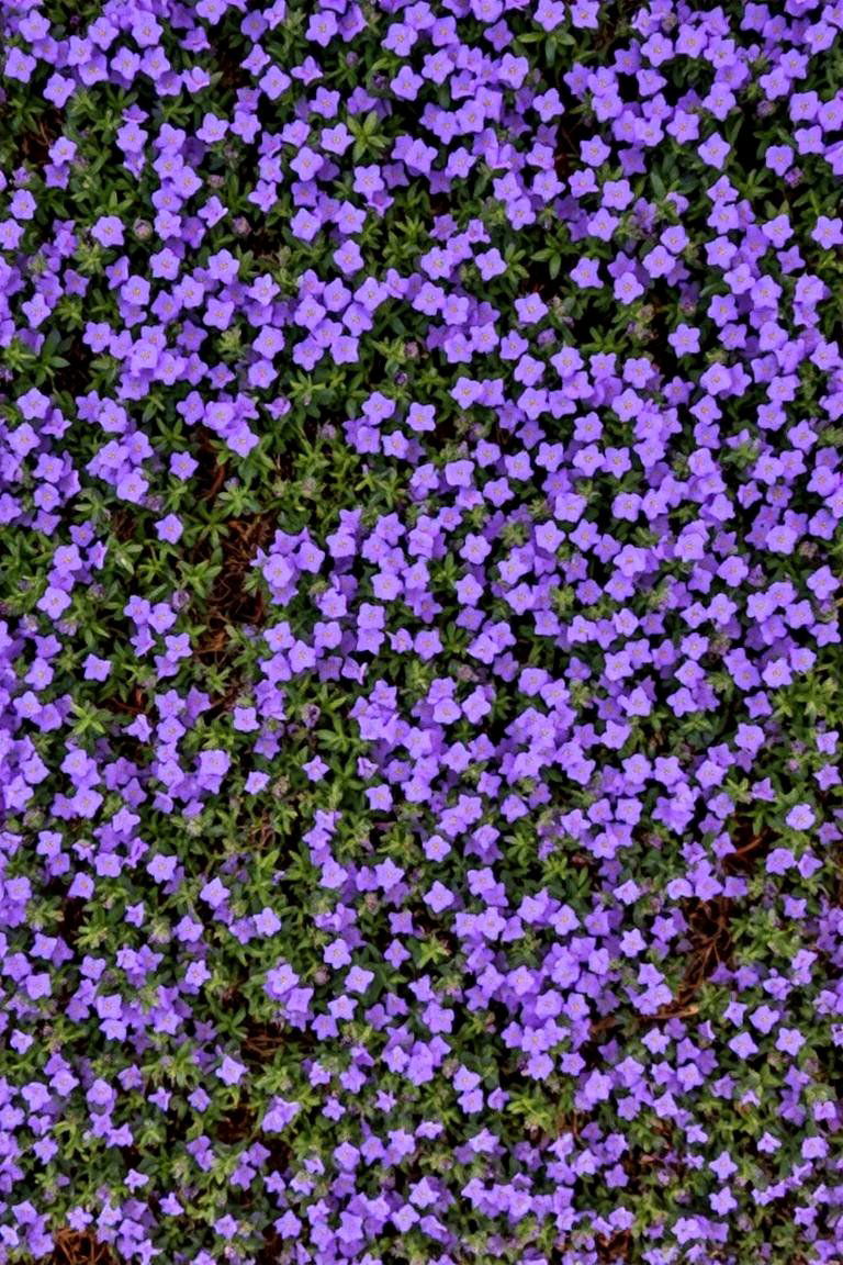 Low Maintenance Groundcover Carpet - 24 Perennial Flower Bed Ideas