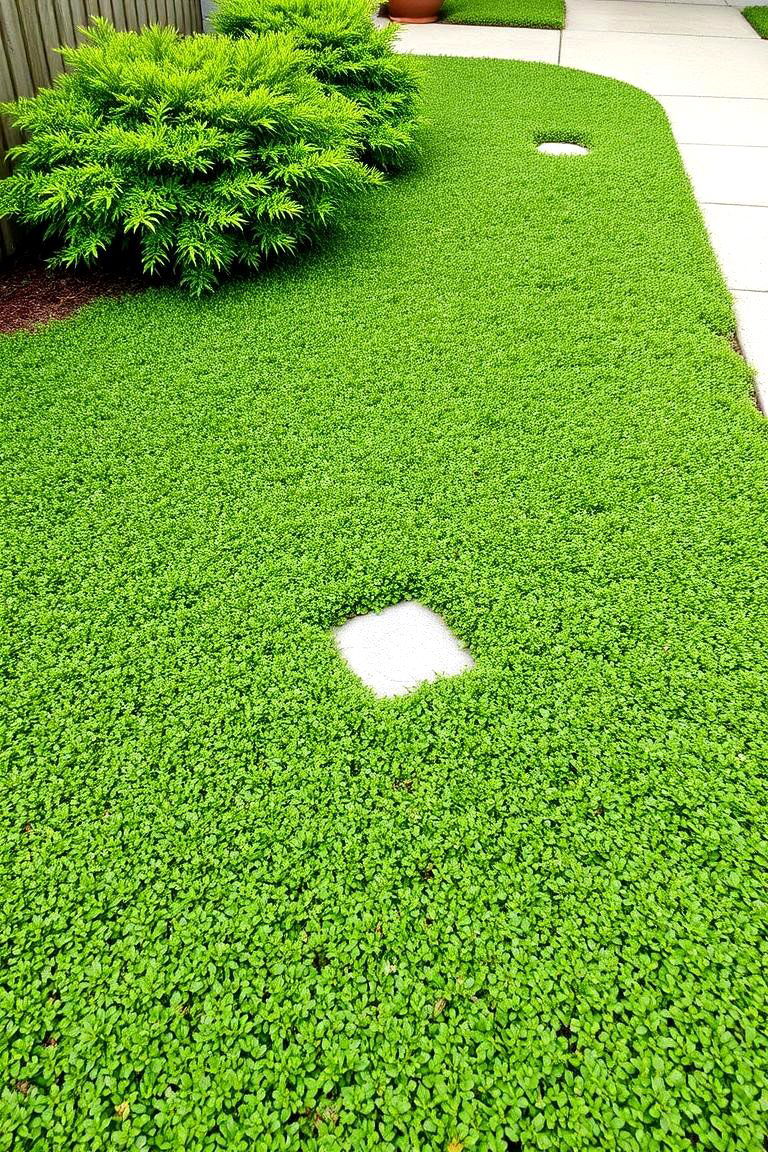 Low Maintenance Groundcover - 24 Small Front Yard Landscaping Ideas