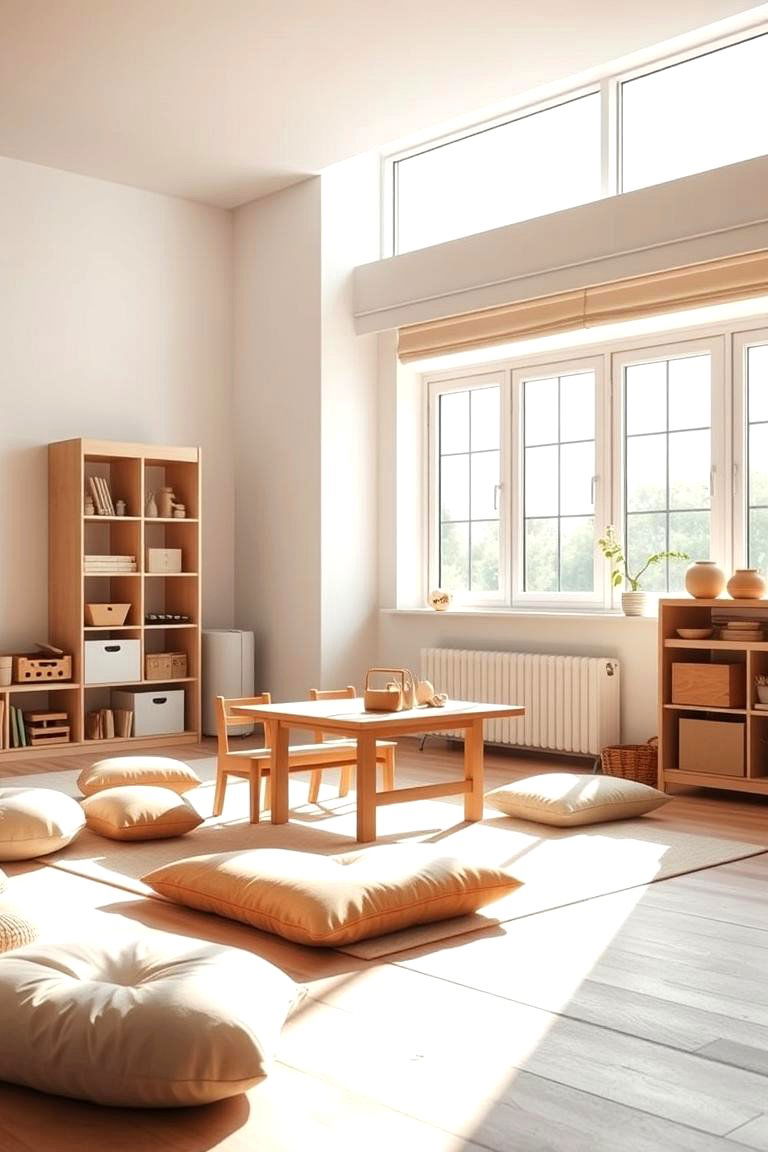 Low to the Floor Furniture - 24 montessori nursery ideas