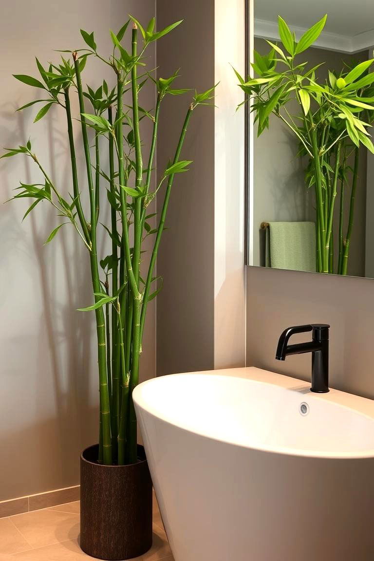 Lucky Bamboo Harmony - 24 Best Plants for Bathroom