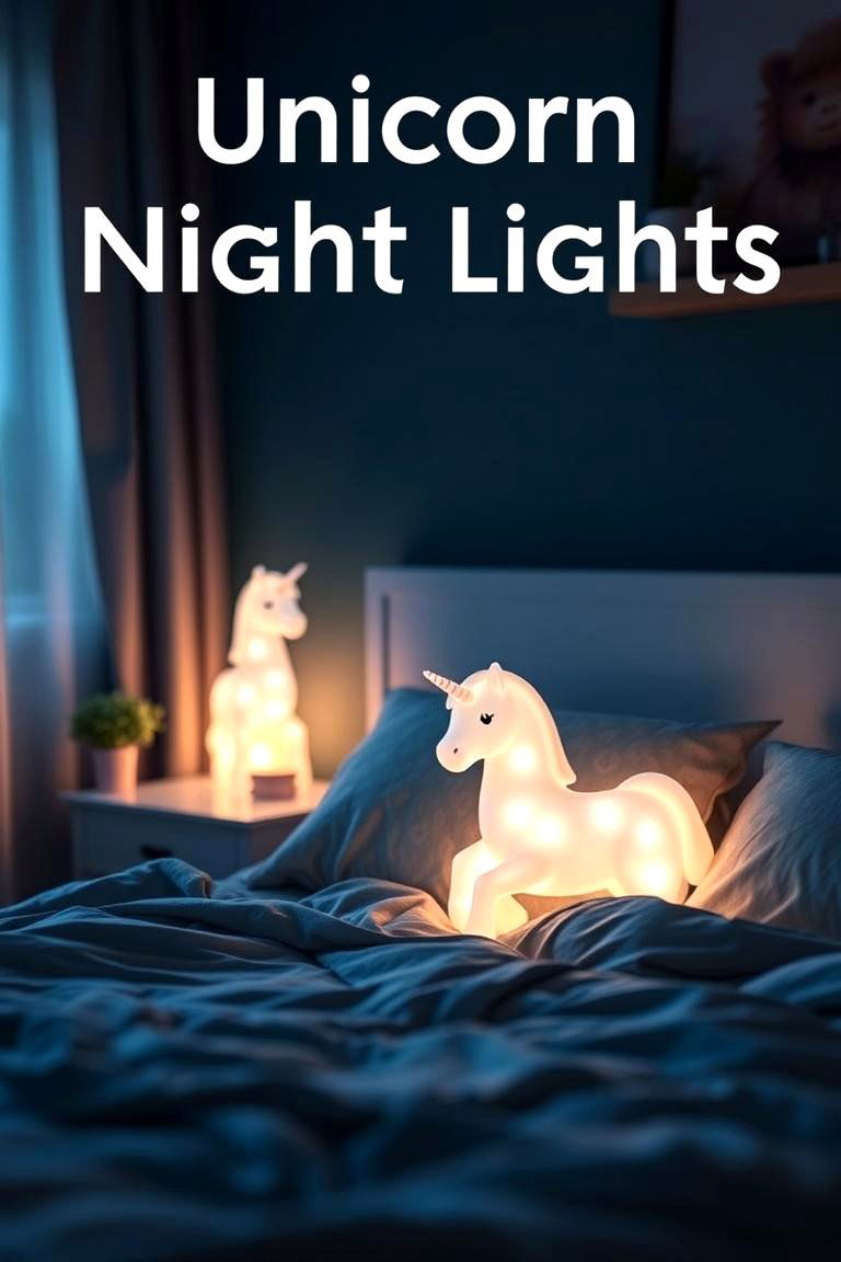 Luminous Night Lights - 24 Unicorn Bedroom Ideas