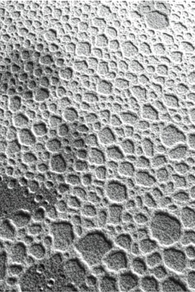 Lunar Crater Textured Rugs - 24 galaxy space-themed bedroom ideas