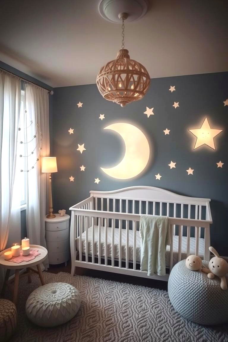 Lunar Lullabies Theme - 24 Space-themed Nursery Ideas