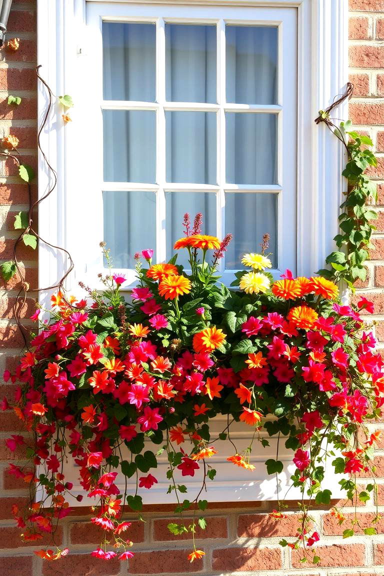 Lush Autumn Cascades - 24 Fall Window Box Ideas