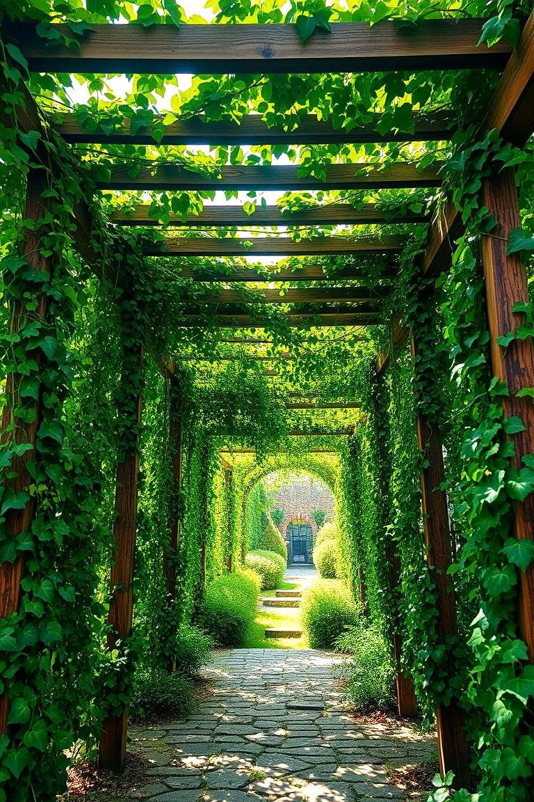 Lush Climbing Vines - 24 Pergola Cover Ideas