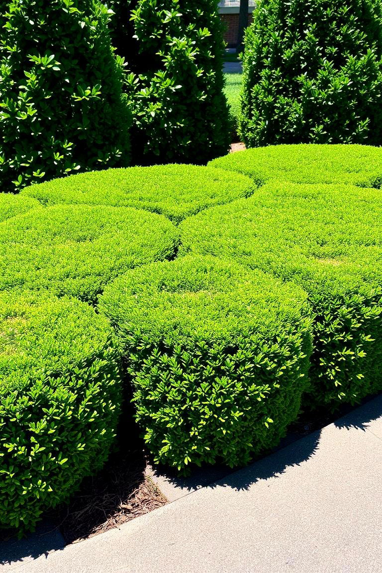 Lush Edge Definition - 24 Front Yard Boxwood Shrubs