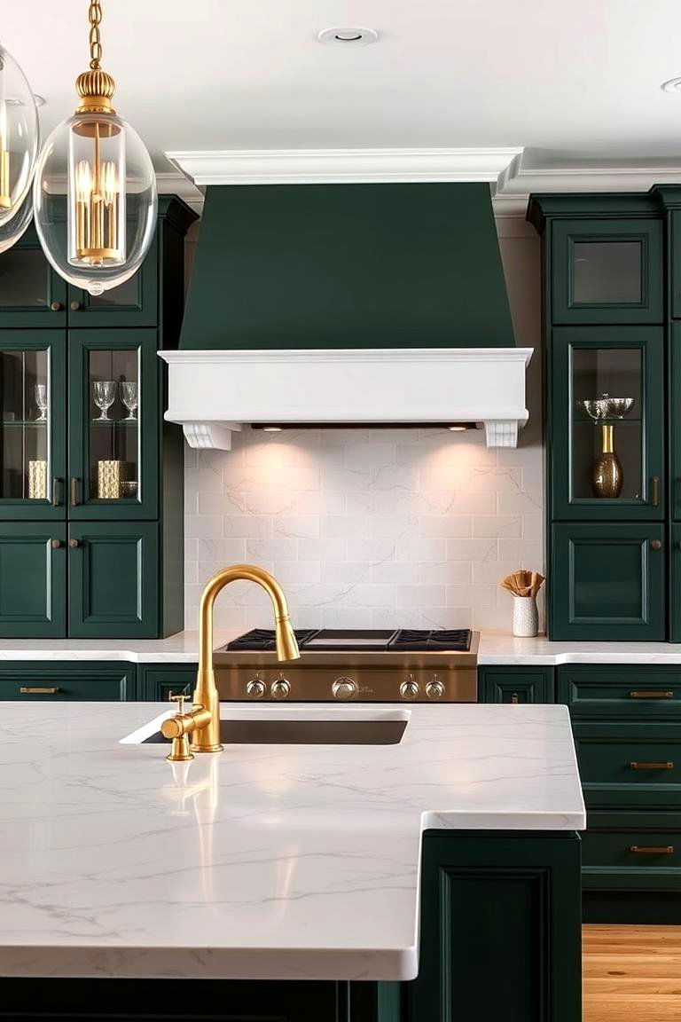 Lush Forest Green Depth - 24 Kitchen Color Ideas