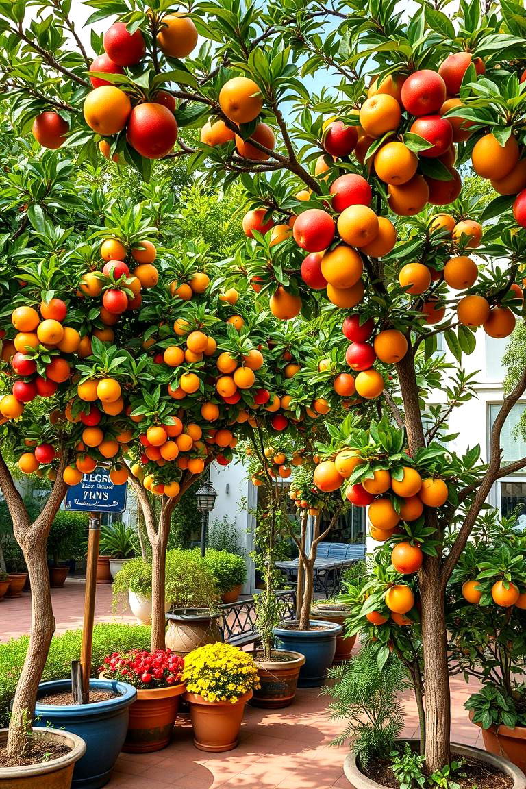 Lush Fruit Tree Enclave - 24 Tropical Patio Ideas
