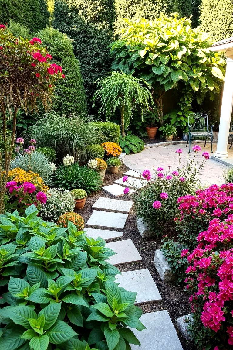 Lush Garden Escape - 24 Front Yard Patio Ideas