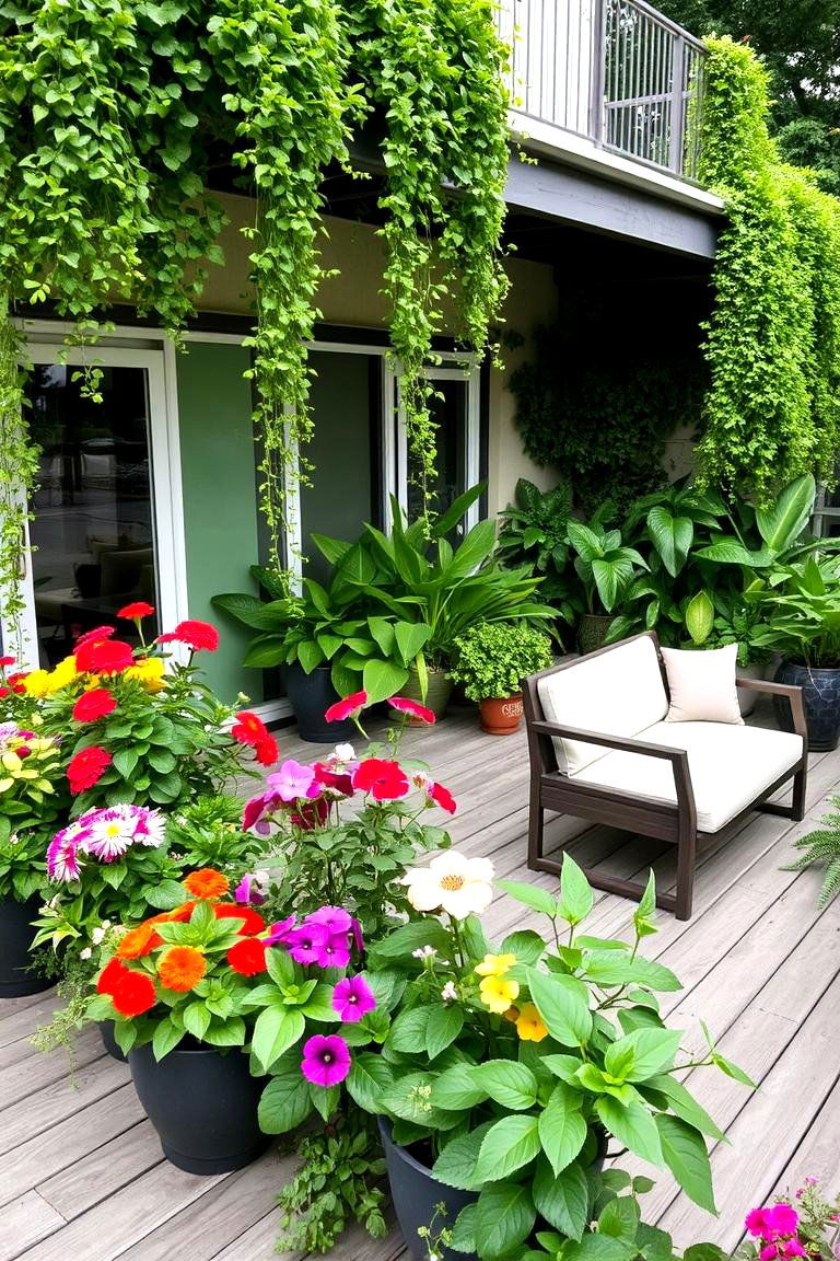Lush Garden Escape - 24 2nd Floor Deck Ideas