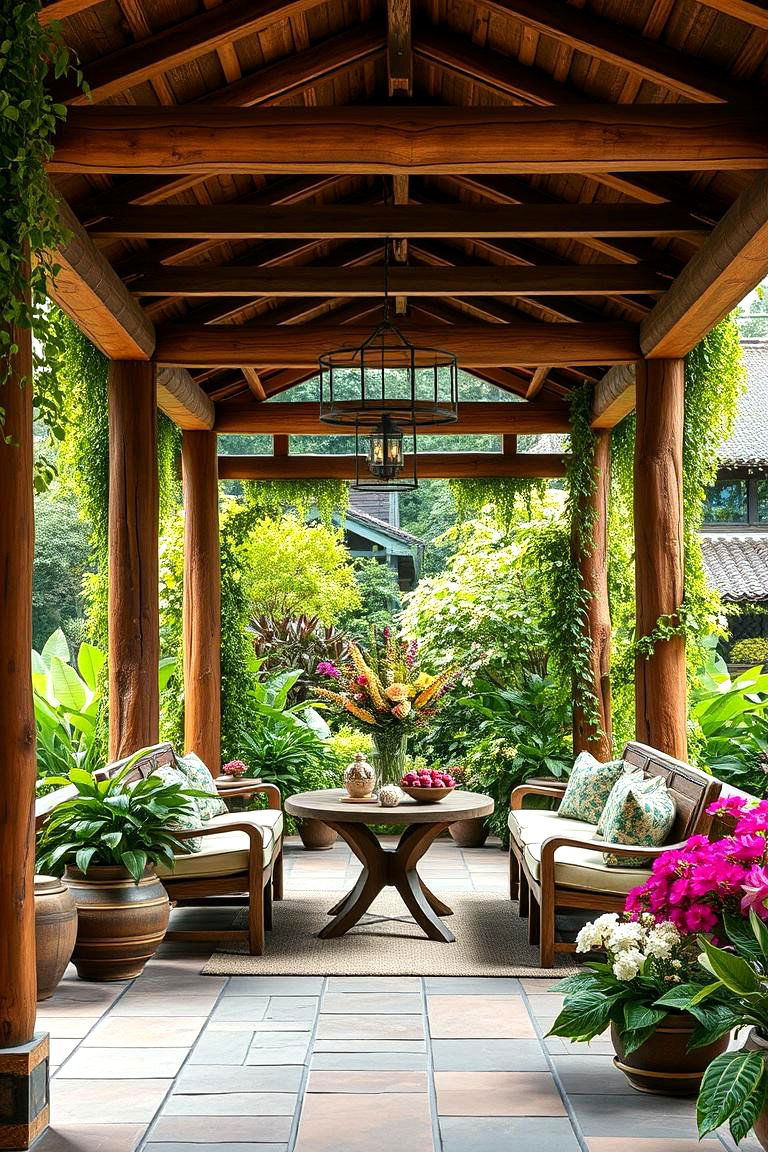Lush Garden Veranda - 24 Veranda Ideas