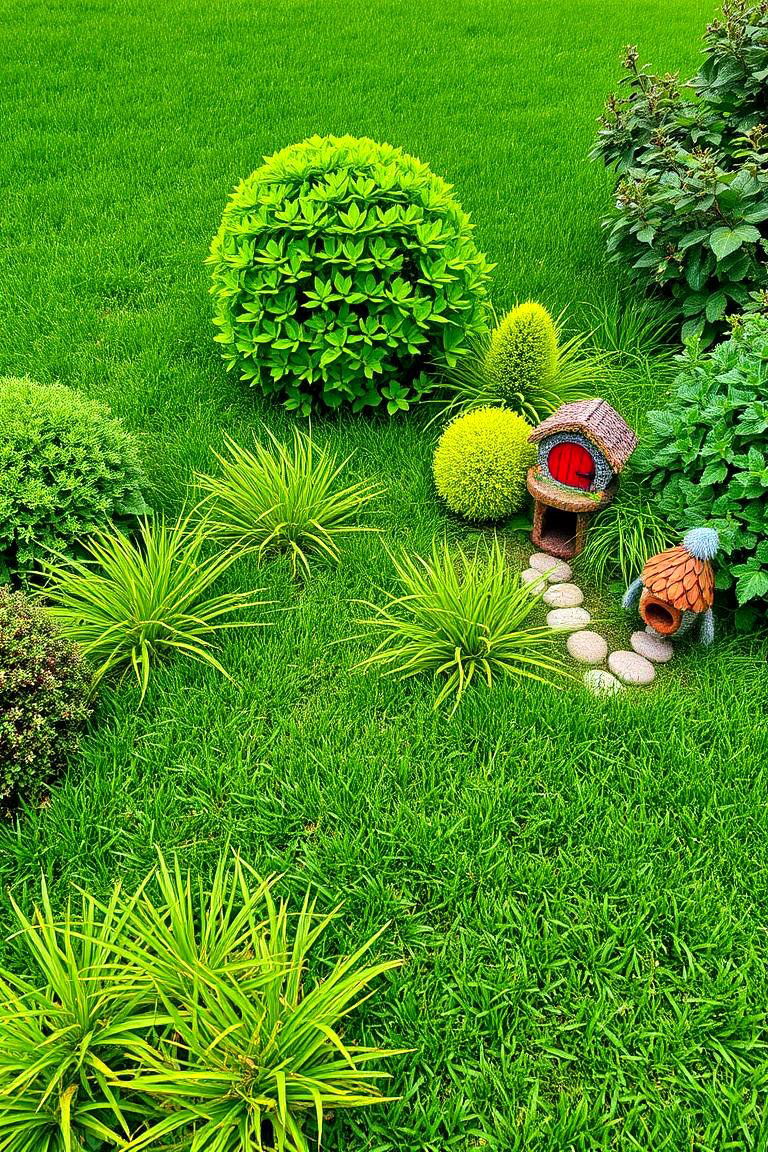 Lush Green Landscape Fairy Garden - 24 Large Fairy Garden Ideas