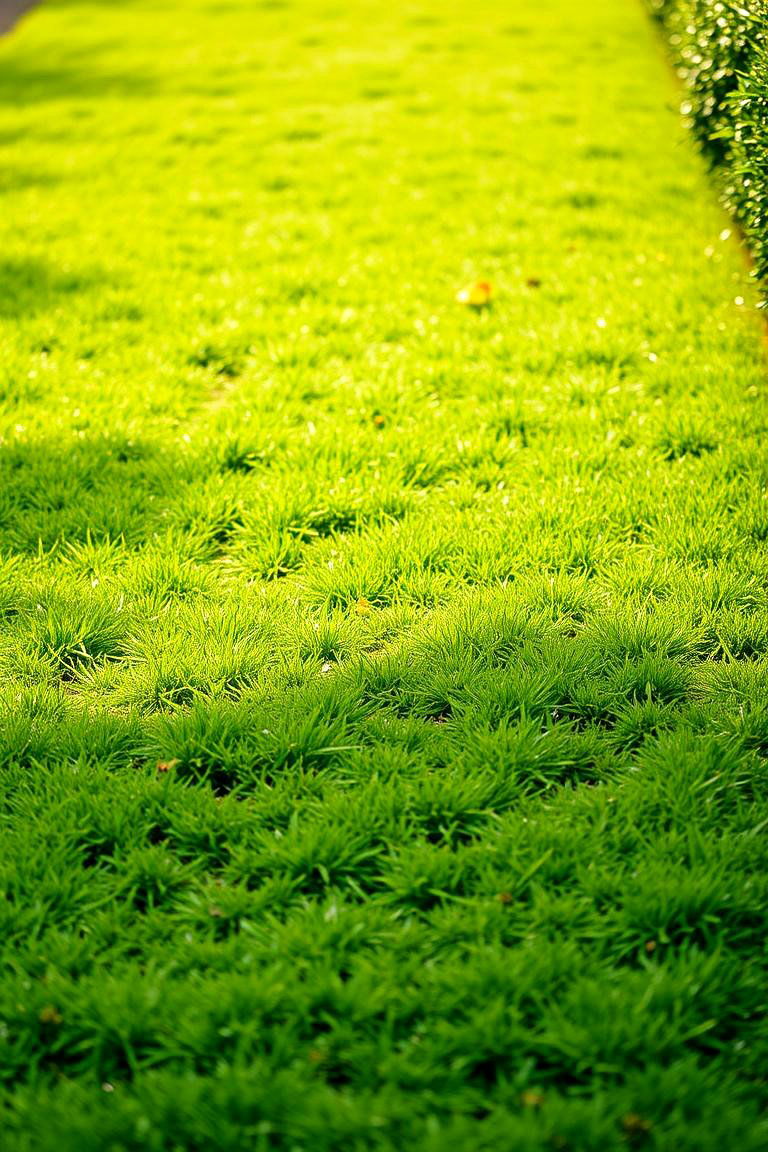Lush Green Lawn Walkway - 24 walkway ideas