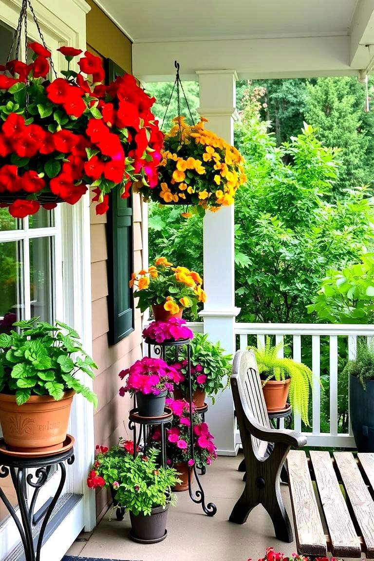 Lush Green Oasis - 24 Side Porch Ideas