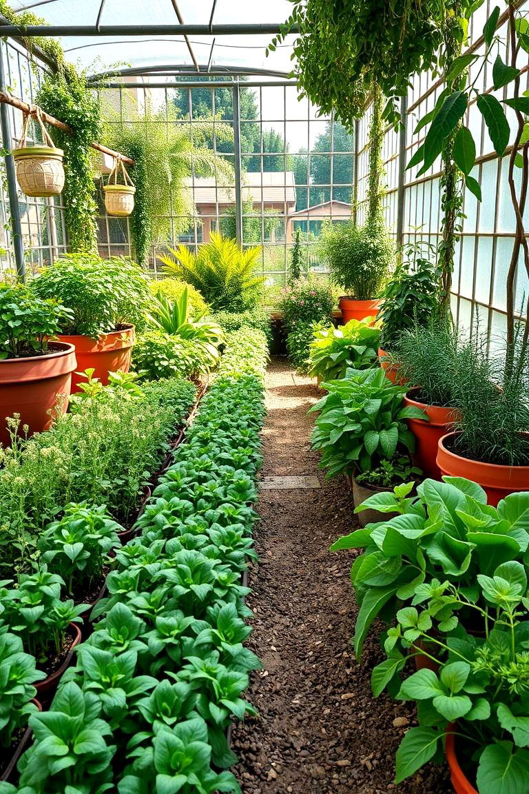 Lush Herb Garden Retreat - 24 Boho Garden Ideas