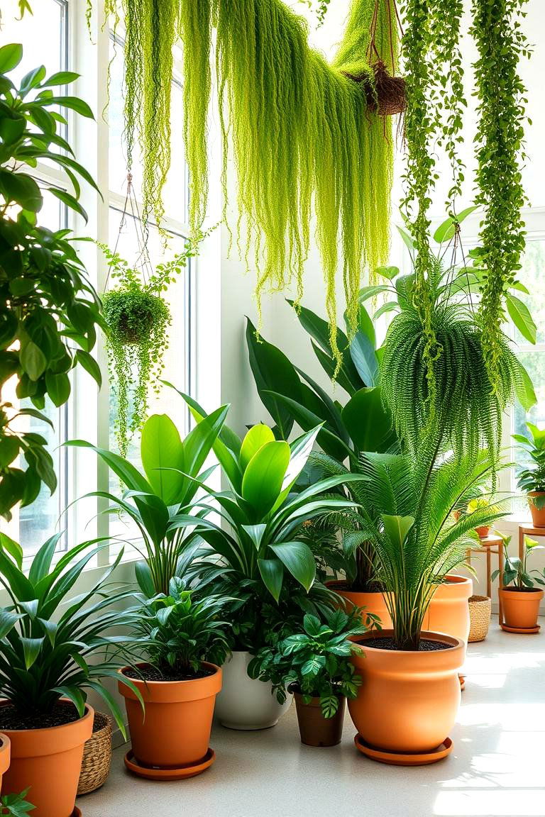 Lush Indoor Green Oasis - 24 Gypsy Bohemian Living Room Ideas