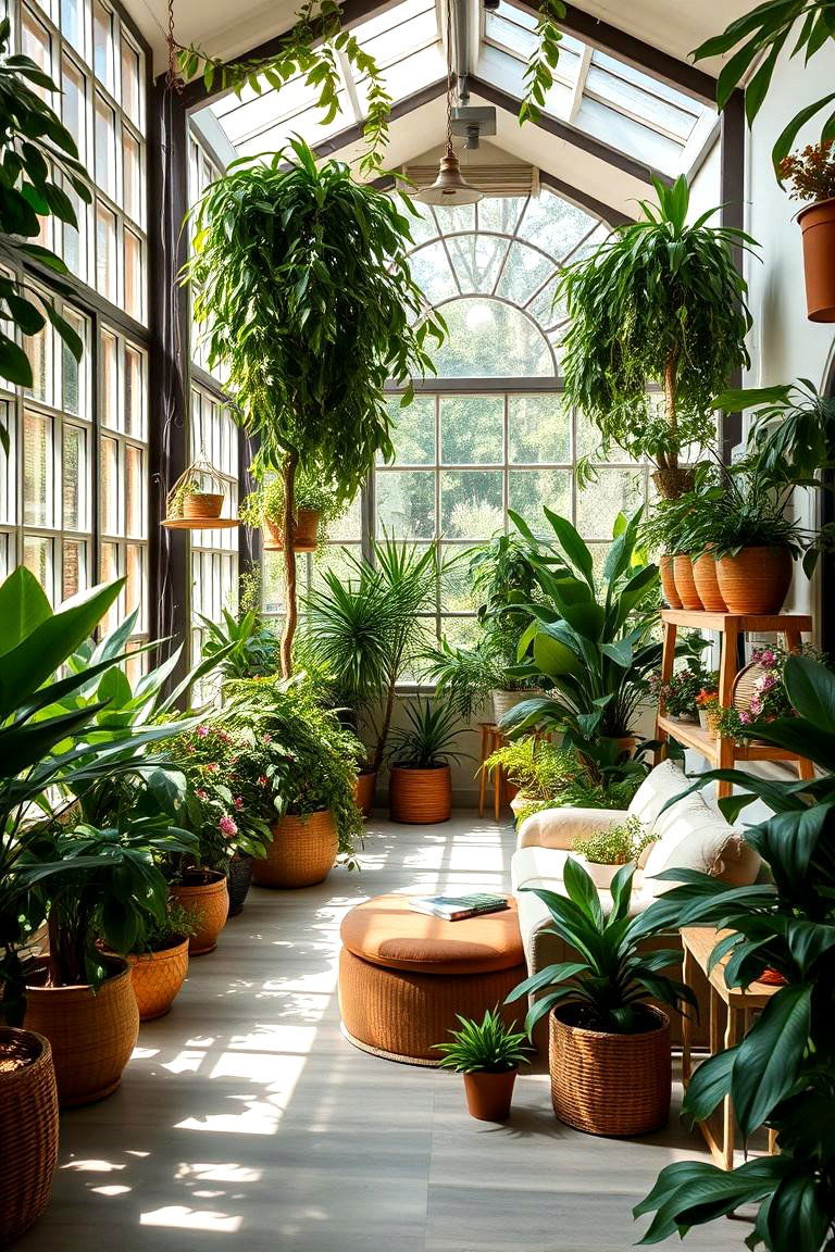 Lush Indoor Greenery - 24 Bohemian Maximalist Decor Ideas