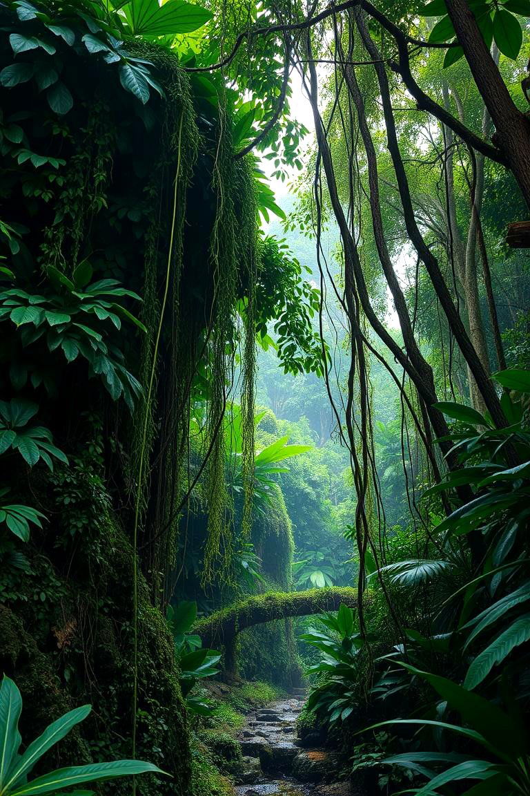 Lush Jungle Retreat - 24 Tropical Garden Ideas