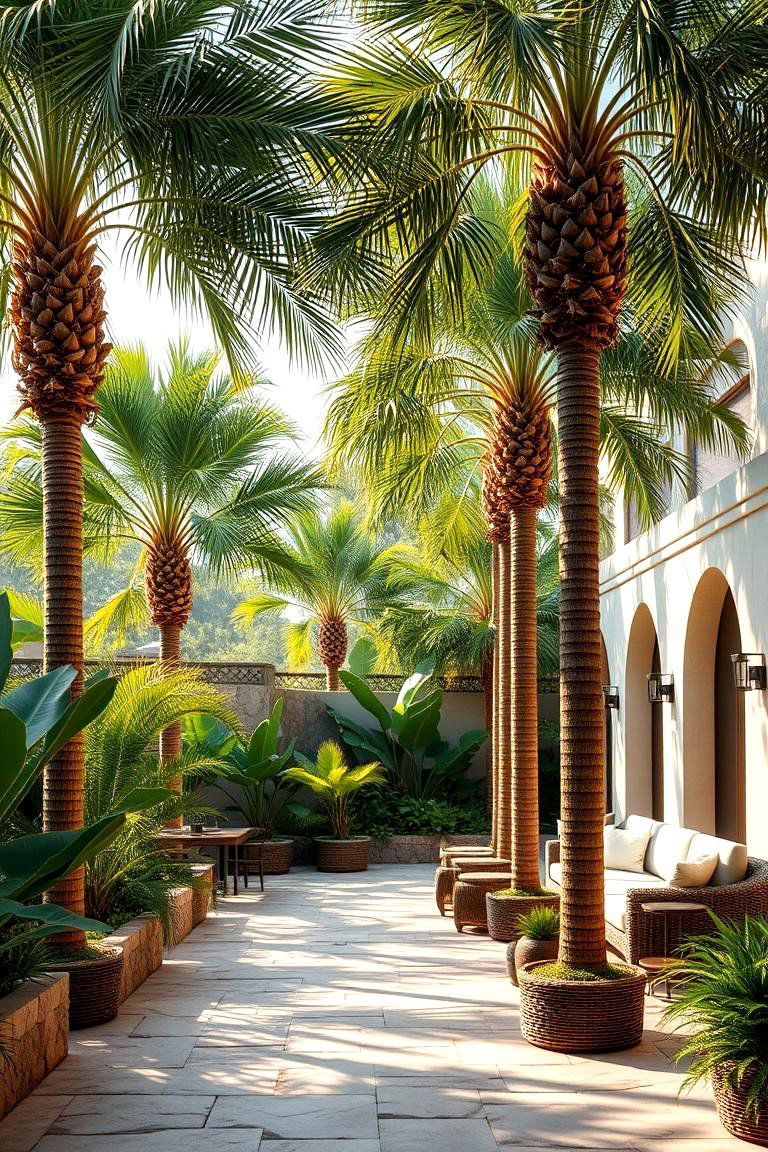 Lush Palm Oasis - 24 Tropical Patio Ideas