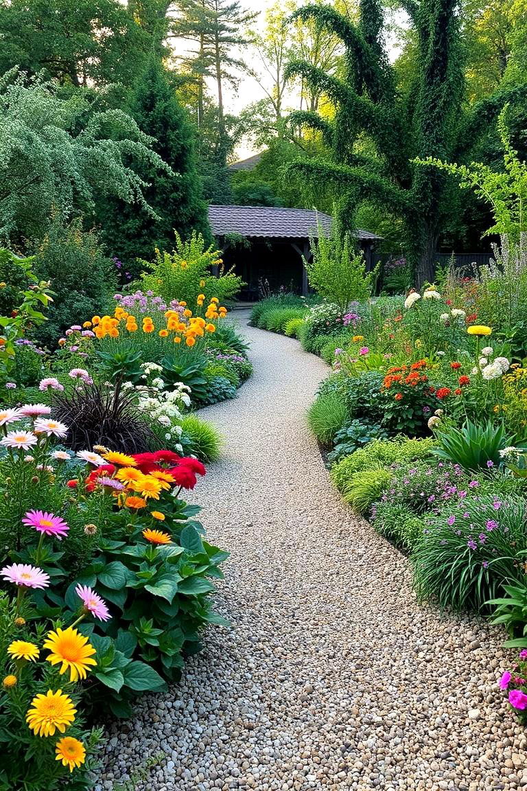 Lush and Diverse Botanical Garden - 24 Large Backyard Landscaping Ideas