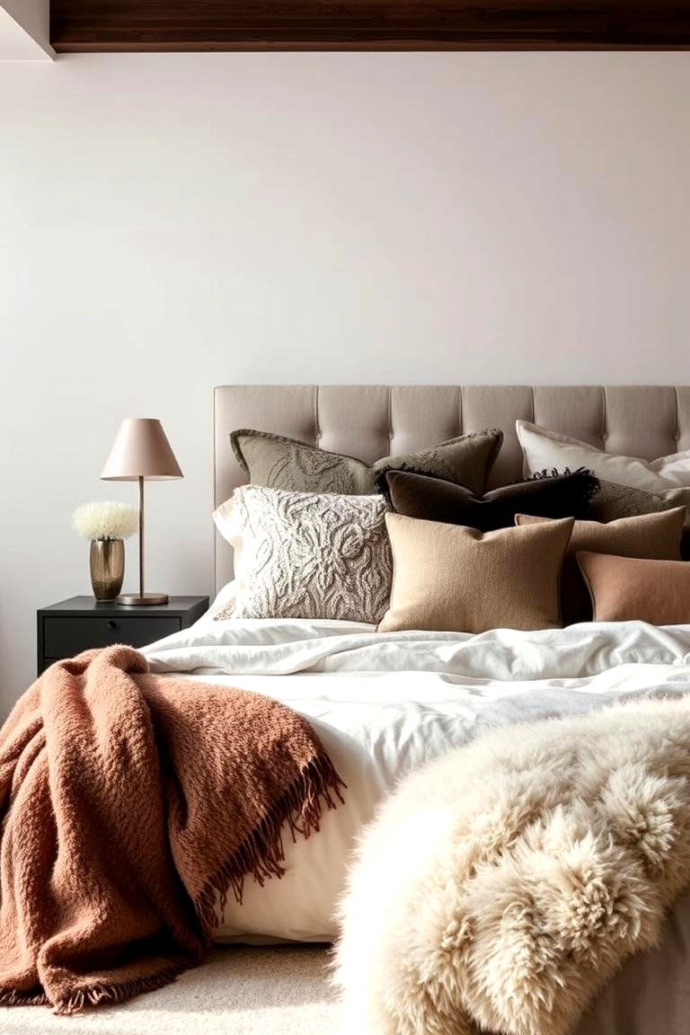 Luxe Bedding and Plush Textures - 24 Glam Bedroom Ideas